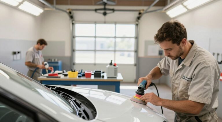 Bodywork and paint shops