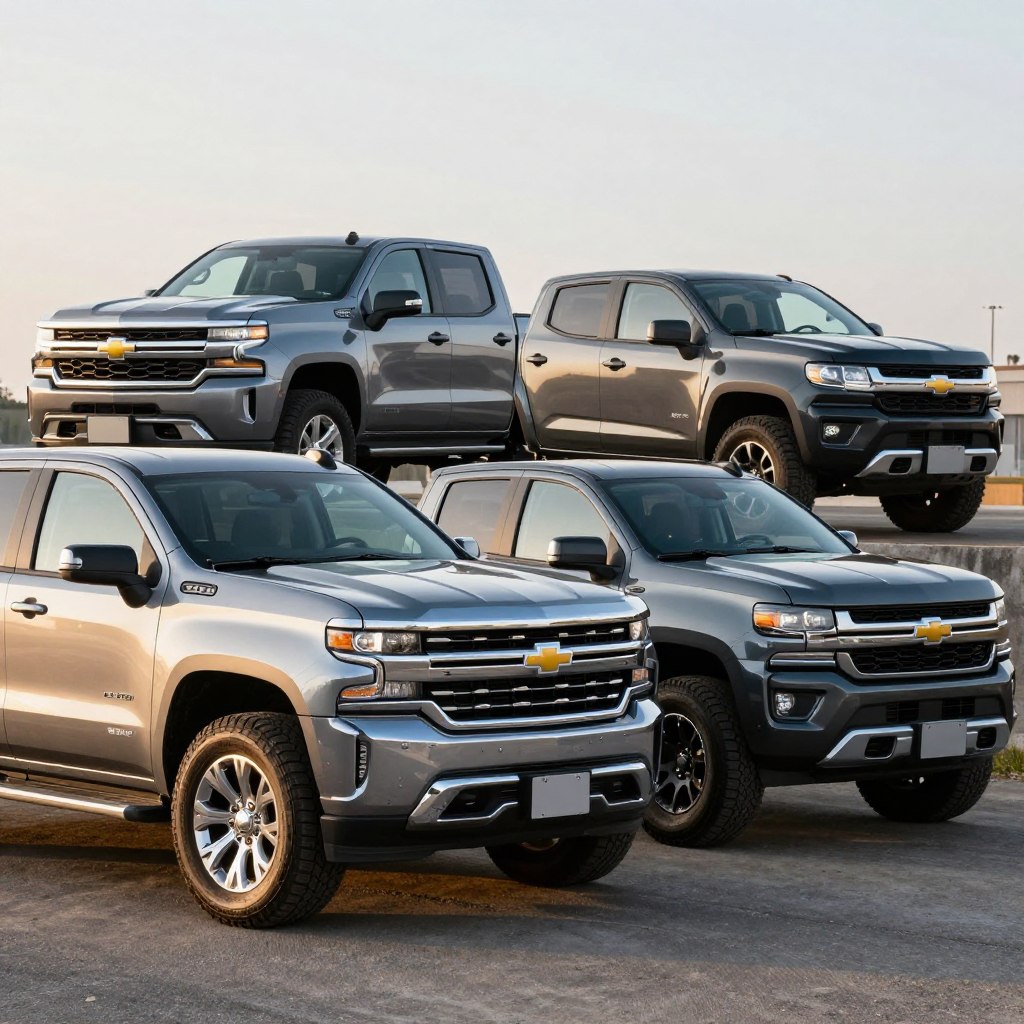 Chevrolet pickup truck trim levels comparison