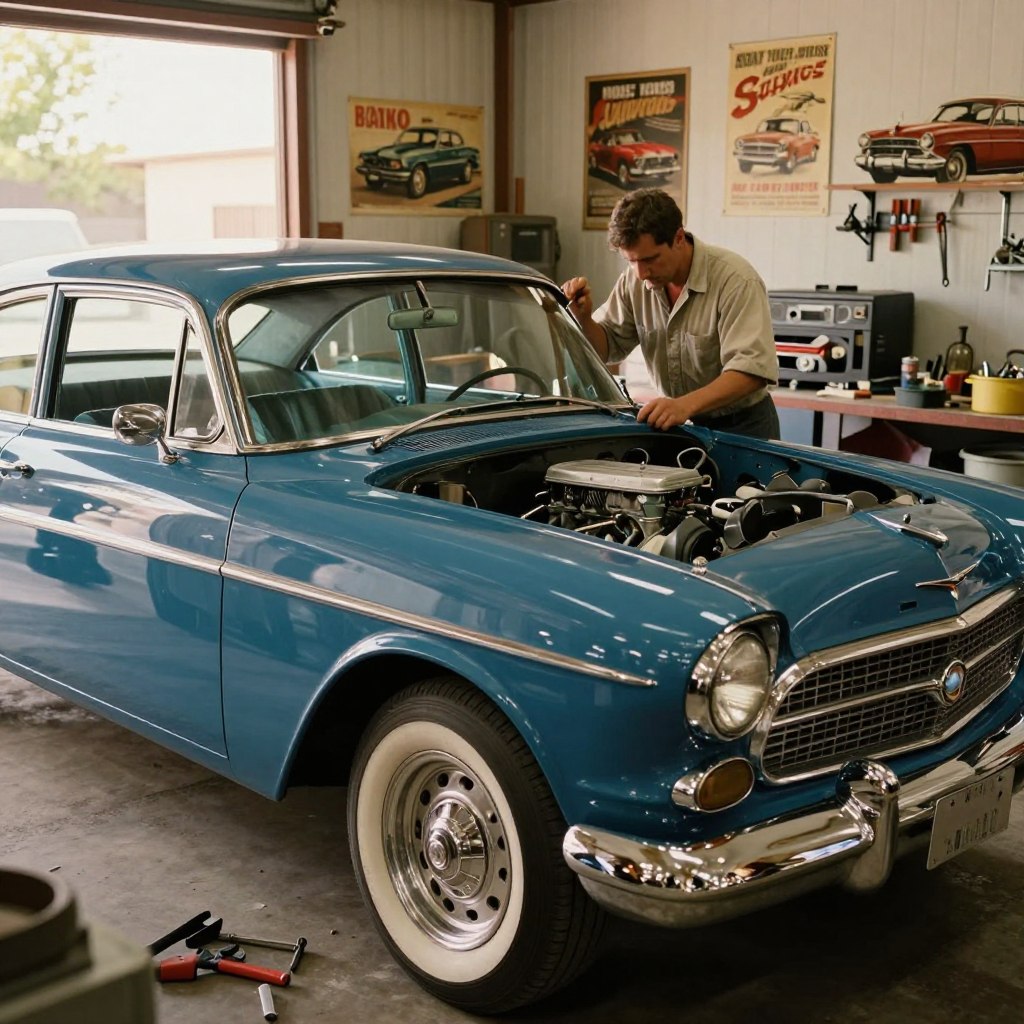 vintage Desoto cars restoration