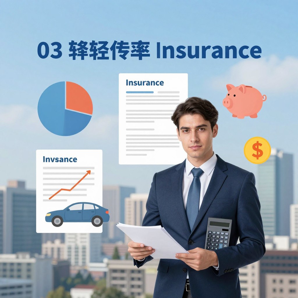 A visually engaging and informative illustration depicting tips for lowering car insurance quotes. In the foreground, a well-dressed professional standing confidently, holding a calculator and a stack of documents, symbolizing financial analysis. The middle ground features various visual aids, like pie charts and graphs showing lowered insurance rates, elements of a car insurance policy, and symbols of savings, such as piggy banks and dollar signs. In the background, a calm, soft-focus cityscape under a clear blue sky, implying safety and reliability. The lighting is bright and inviting, conveying a mood of optimism and financial empowerment. Use a slight depth of field to draw attention to the professional in the foreground, ensuring the overall feel is polished and encouraging. A visually engaging and informative illustration depicting tips for lowering car insurance quotes. In the foreground, a well-dressed professional standing confidently, holding a calculator and a stack of documents, symbolizing financial analysis. The middle ground features various visual aids, like pie charts and graphs showing lowered insurance rates, elements of a car insurance policy, and symbols of savings, such as piggy banks and dollar signs. In the background, a calm, soft-focus cityscape under a clear blue sky, implying safety and reliability. The lighting is bright and inviting, conveying a mood of optimism and financial empowerment. Use a slight depth of field to draw attention to the professional in the foreground, ensuring the overall feel is polished and encouraging.