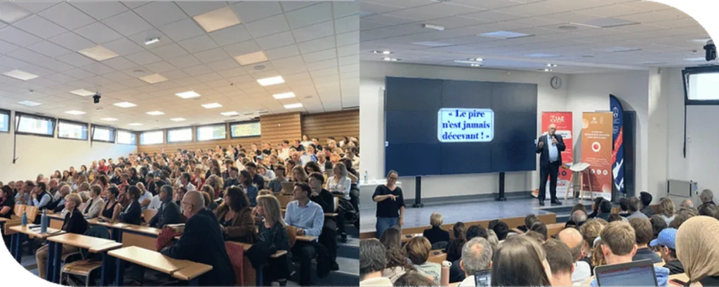Conferência de Philippe Gabilliet no IAE Savoie Mont Blanc reúne gestores em torno do optimismo estratégico