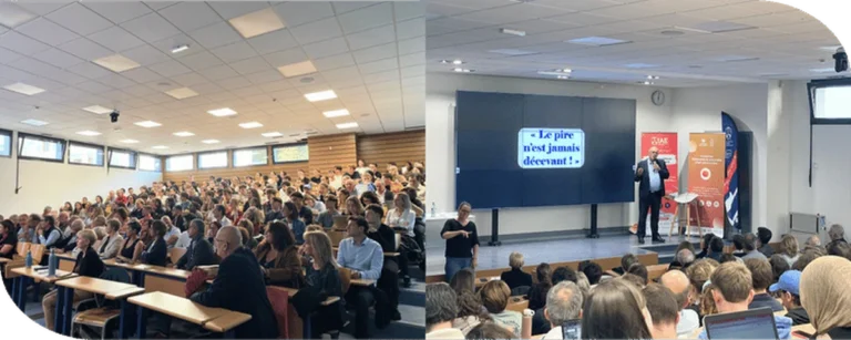 Conferência de Philippe Gabilliet no IAE Savoie Mont Blanc reúne gestores em torno do optimismo estratégico
